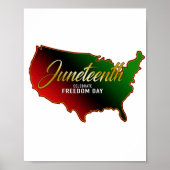 Pan African, Juneteenth Poster (Vorne)