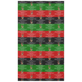 Pan African KWANZAA Tischdecke (Vorderseite)