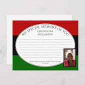 Pan African SHARE A MEMORY Foto Card Postkarte (Vorne/Hinten)