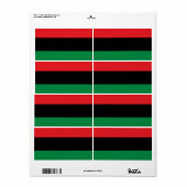 Pan African UNIA Flag (Vorne)