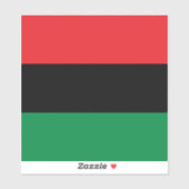 Pan African UNIA Flag Aufkleber (Blatt)