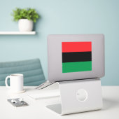 Pan African UNIA Flag Aufkleber (Laptop auf Schreibtisch)