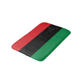 Pan African UNIA Flag Badematte (Schrägansicht)