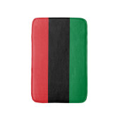 Pan African UNIA Flag Badematte (Vorderseite Vertikal)