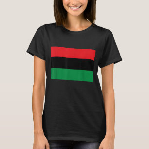 Pan African UNIA Flag Black Liberation Flag Afro-A T-Shirt