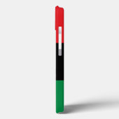 Pan African UNIA Flag Case-Mate iPhone Hülle (Rückseite / Links)