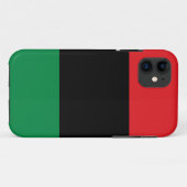 Pan African UNIA Flag Case-Mate iPhone Hülle (Rückseite (Horizontal))