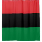 Pan African UNIA Flag Duschvorhang (Vorderseite)