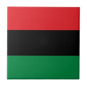Pan African UNIA Flag Fliese