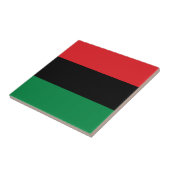 Pan African UNIA Flag Fliese (Seite)