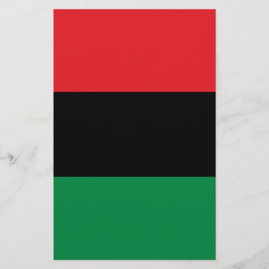 Pan African UNIA Flag Flyer (Vorne)