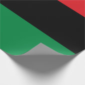 Pan African UNIA Flag Geschenkpapier (Ecke)