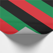 Pan African UNIA Flag Geschenkpapier (Ecke)