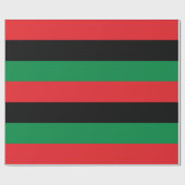 Pan African UNIA Flag Geschenkpapier (Flach)