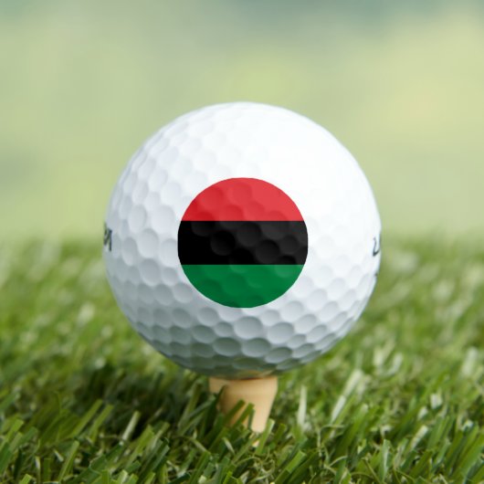 Pan African UNIA Flag Golfball (Insitu T-Shirt)
