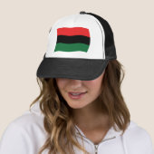 Pan African (UNIA) Flag Hat Truckerkappe (Beispiel)