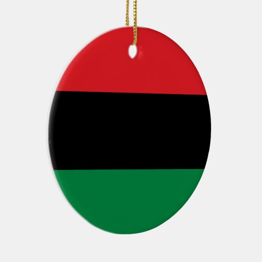 Pan African UNIA Flag Keramik Ornament (Rechts)