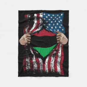 Pan African Unia Flag Loyal Afro-americans Usa Gif Fleecedecke