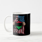 Pan African Unia Flag Loyal Afro-americans Usa Gif Kaffeetasse (Links)