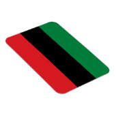 Pan African UNIA Flag Magnet (Rechte Seite)