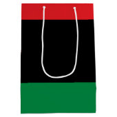 Pan African UNIA Flag Mittlere Geschenktüte (Rückseite)