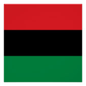 Pan African UNIA Flag Poster (Vorderseite)