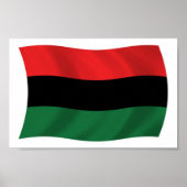 Pan African (UNIA) Flag Poster Print (Vorne)