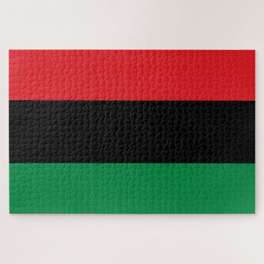 Pan African UNIA Flag Puzzle (Horizontal)