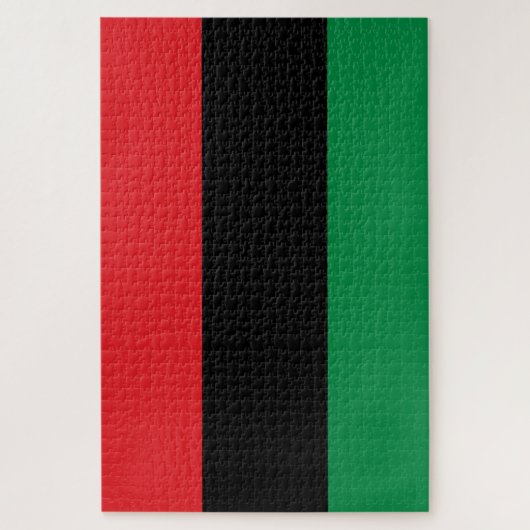 Pan African UNIA Flag Puzzle (Vertikal)