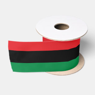 Pan African UNIA Flag Satinband