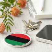 Pan African UNIA Flag Schlüsselanhänger (Seite)