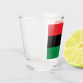 Pan African UNIA Flag Schnapsglas (Links)