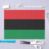Pan African UNIA Flag Seidenpapier (Handwerk)