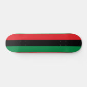 Pan African UNIA Flag Skateboard (Horizontal)
