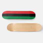 Pan African UNIA Flag Skateboard (Horizontal)