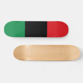 Pan African UNIA Flag Skateboard (Horizontal)