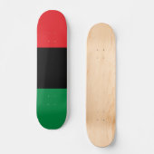 Pan African UNIA Flag Skateboard (Vorderseite)