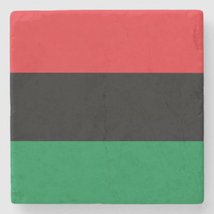 Pan African UNIA Flag Steinuntersetzer
