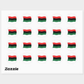 Pan African (UNIA) Flag Sticker (Blatt)