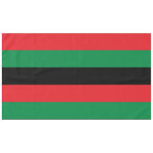 Pan African UNIA Flag Tischdecke (Vorderseite (Horizontal))