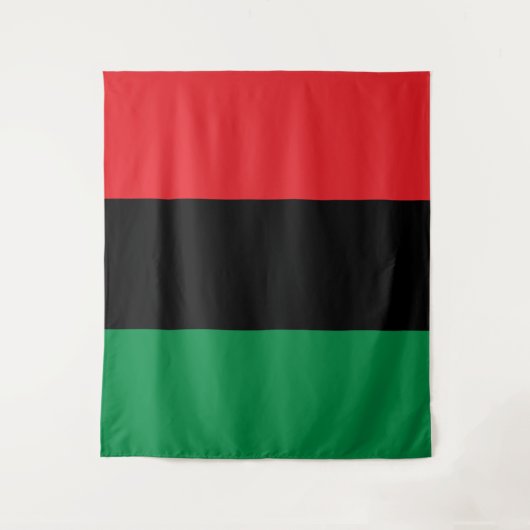 Pan African UNIA Flag Wandteppich (Vorderseite)