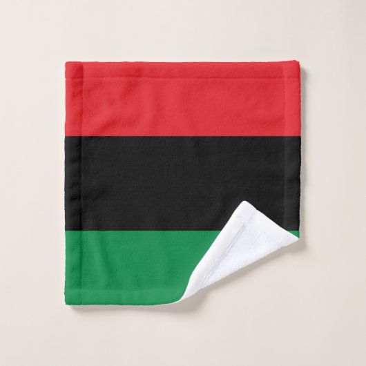 Pan African UNIA Flag Waschlappen (Waschlappen)