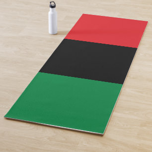 Pan African UNIA Flag Yogamatte