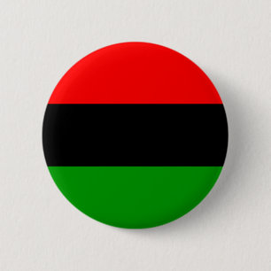 Pan-Afrikanische Flagge Button