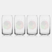 Pan Afrikanische schwarze Frau Rot-Grün Stolz für Dosenglas (Hinten)