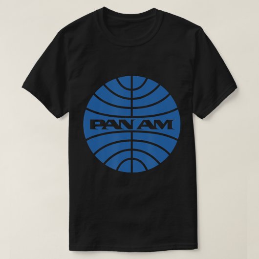Pan Airlines Am Retro Vintag Airline T - Shirt