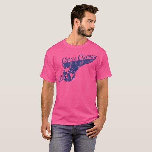 Pan Am Paa China Clipper (Distressed) T-Shirt (Vorne ganz)