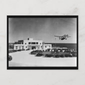 Pan American Airways Terminal, Miami, FL, 1930 Postkarte (Vorderseite)