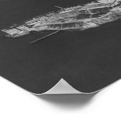 Pan American China Clipper fliegt über Poster (Ecke)