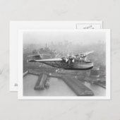 Pan American China Clipper und San Francisco 2 Postkarte (Vorne/Hinten)